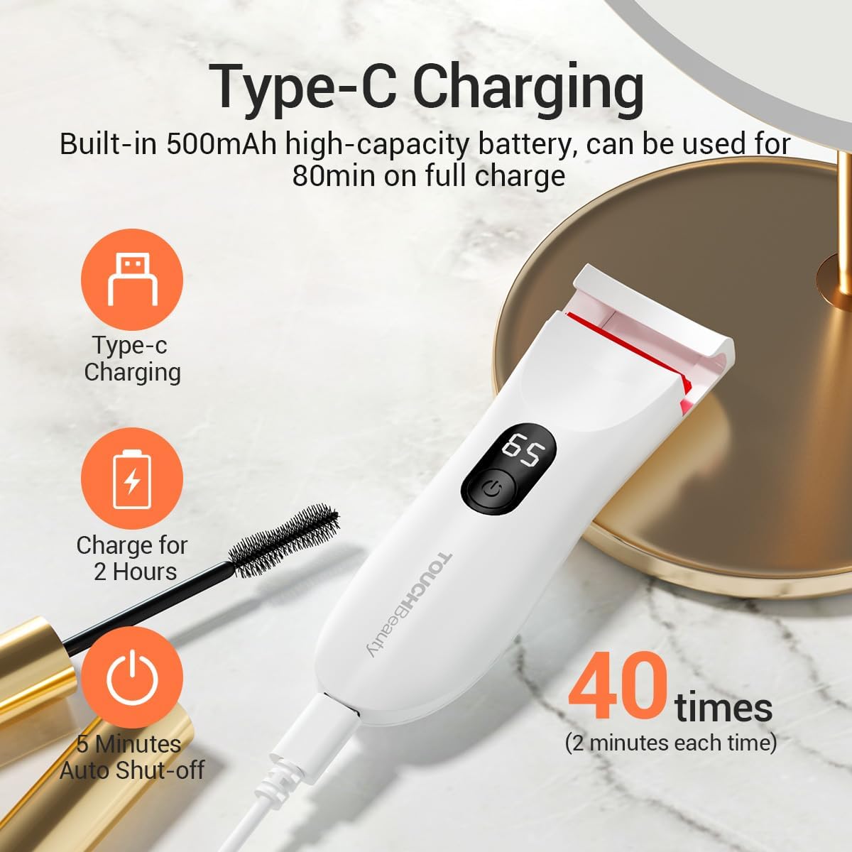 Heated Eyelash Curler | Electrical & Rechargeable
