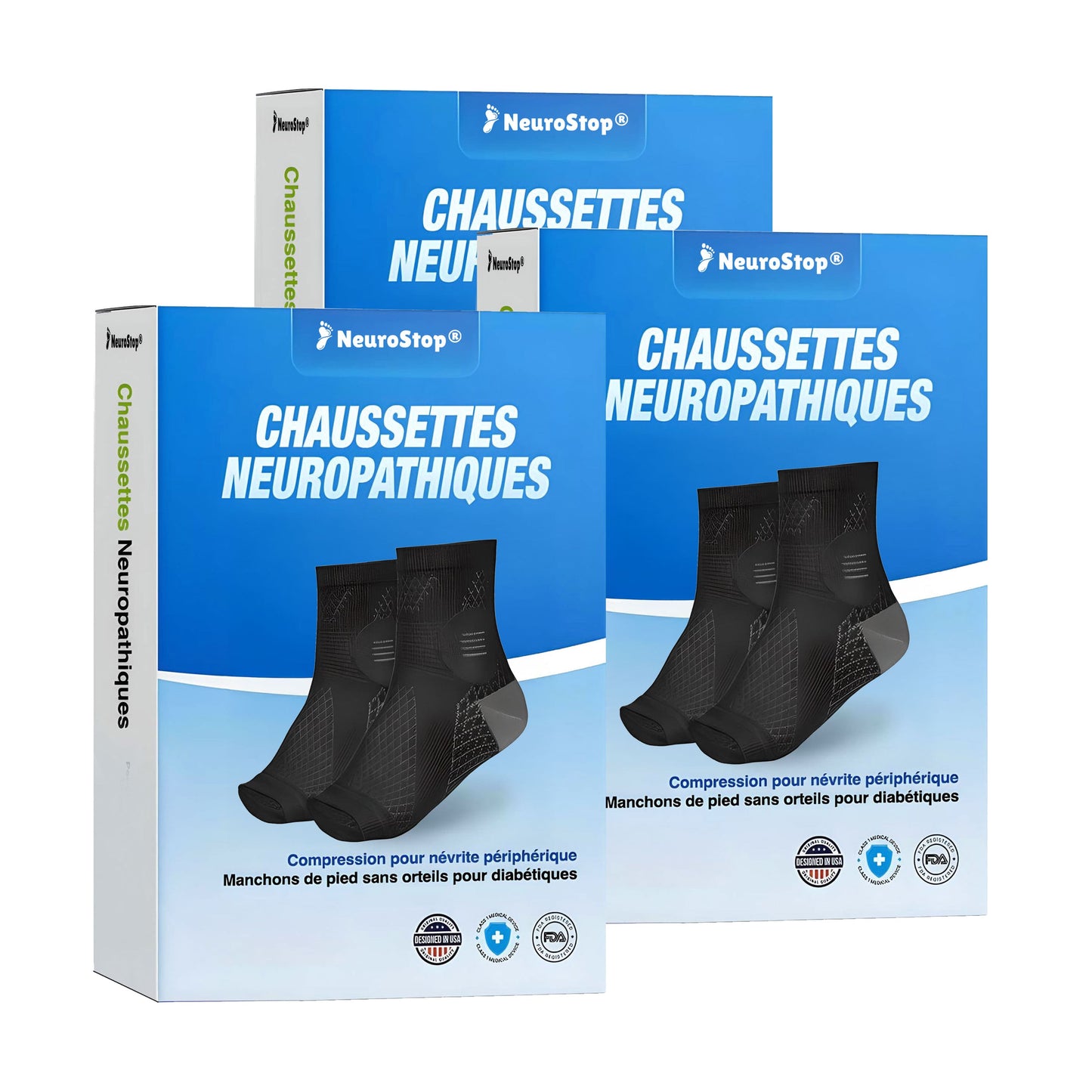 Chaussette Neuropathique | NeuroStop®