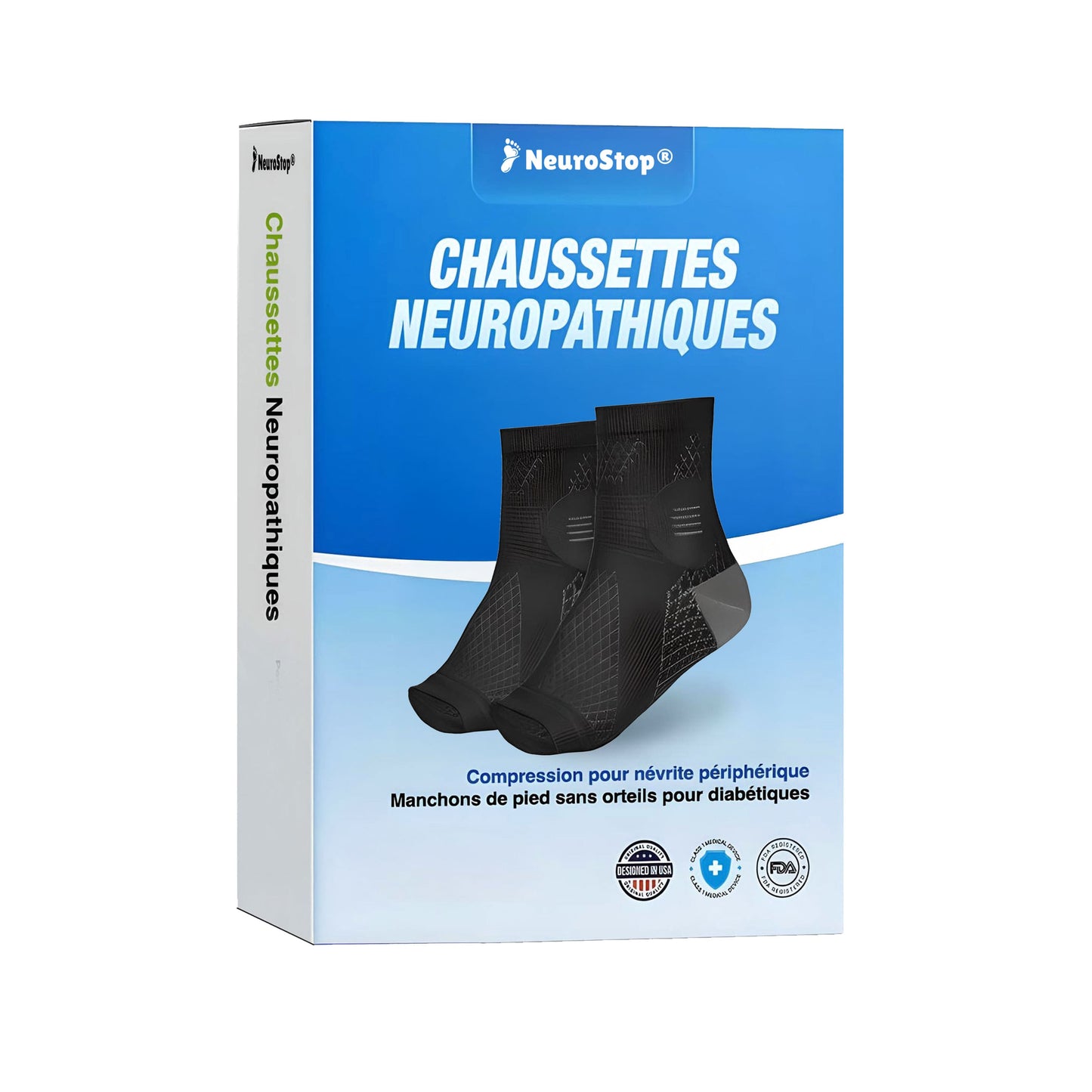 Chaussette Neuropathique | NeuroStop®