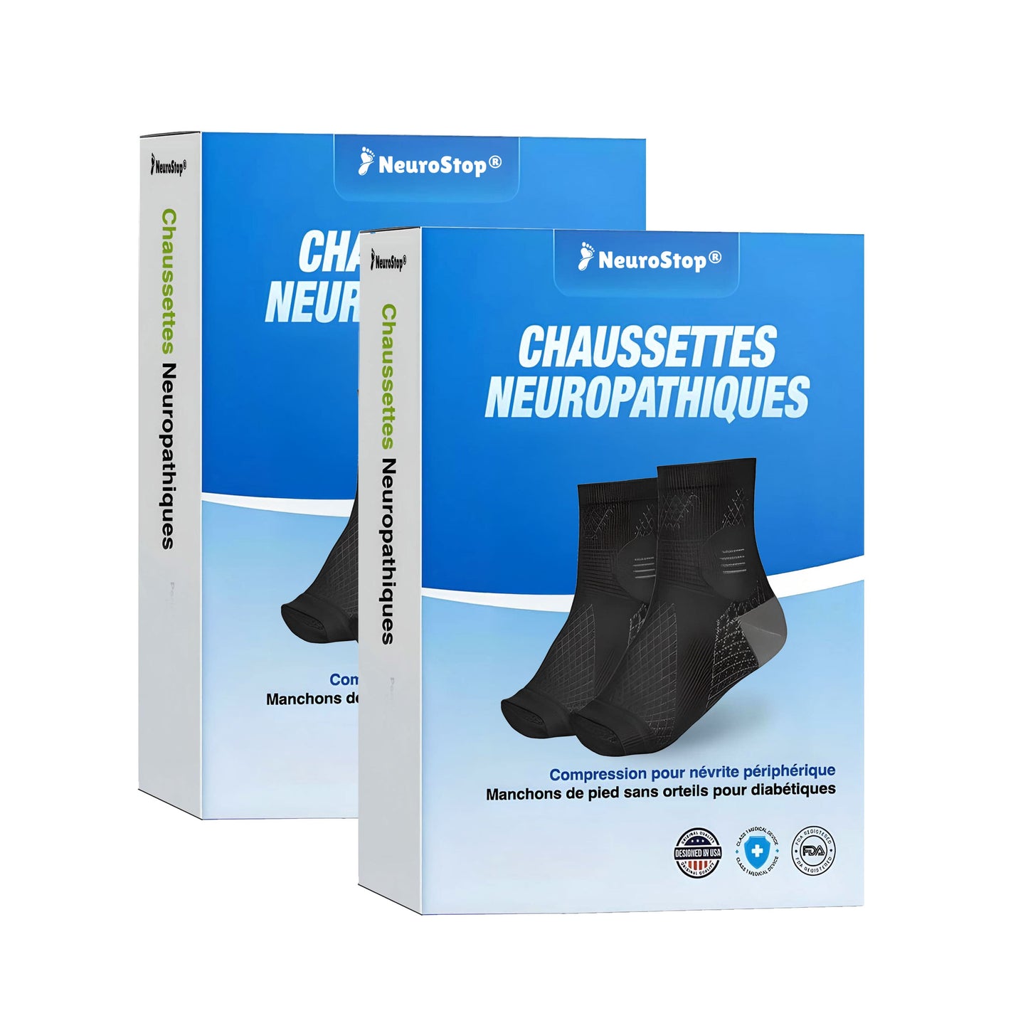 Chaussette Neuropathique | NeuroStop®