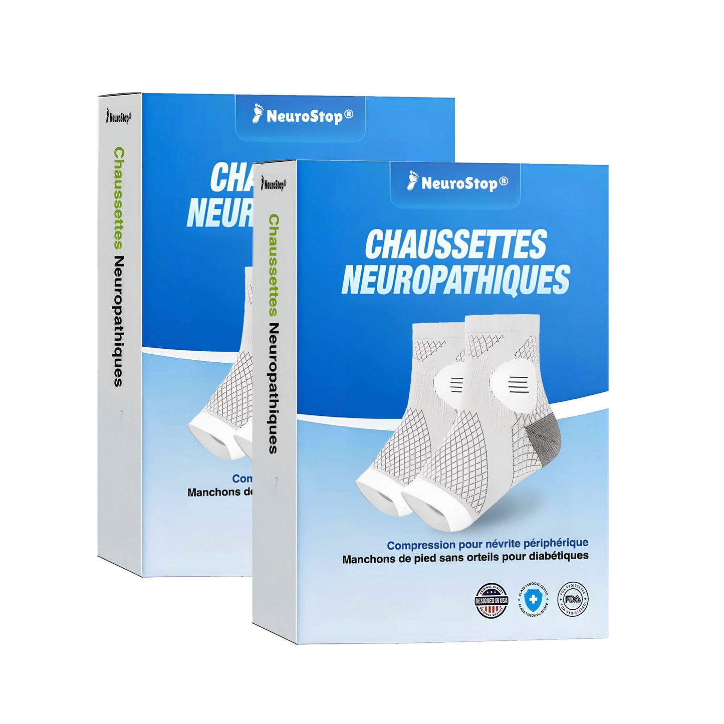 Chaussette Neuropathique | NeuroStop®